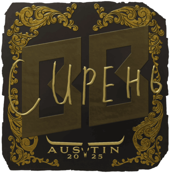 Sticker | S1ren (Gold) | Austin 2025