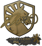 Sticker | nitr0 (Gold) | Antwerp 2022