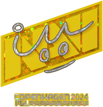 Sticker | iM (purpurina) | Copenhague 2024