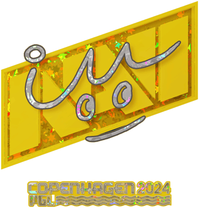 Sticker | iM (purpurina) | Copenhague 2024