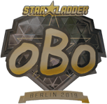 Sticker | oBo (Gold) | Berlin 2019