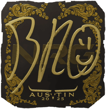 Sticker | br0（黃金）| Austin 2025