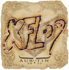 Sticker | xfl0ud | Austin 2025 Sticker | xfl0ud | Austin 2025 image