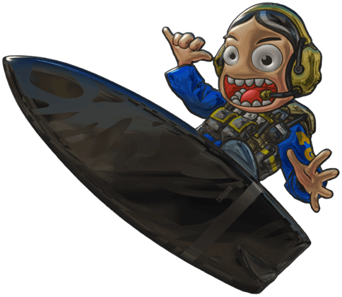 Sticker | Aguas profundas Ava Surf (reflectante)