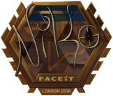 Sticker | niko (Gold)  | London 2018 image