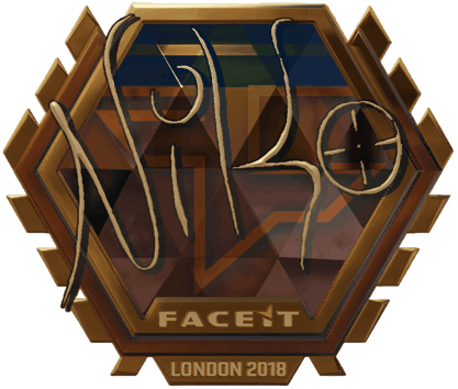 Sticker | NiKo (Oro) | London 2018