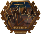 Sticker | niko (Gold)  | London 2018