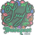 Sticker | TRY (Embroidered) | Budapest 2025 Sticker | TRY (Embroidered) | Budapest 2025 image
