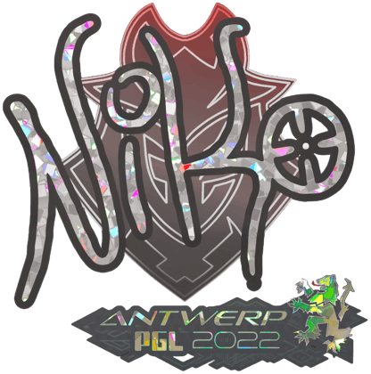 Sticker | NiKo (Glitter) | Anversa 2022
