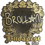 Sticker | Brollan (Gold) | Budapest 2025
