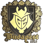 Sticker | G2 esports (Gold) | Budapest 2025