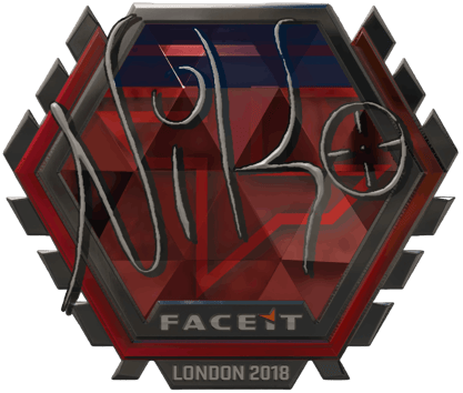 Sticker | NiKo (ฟอยล์) | London 2018
