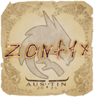 Sticker | zont1x | Austin 2025 image