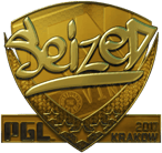 Sticker | seized (Gold) | Krakow 2017 Sticker | seized (Gold) | Krakow 2017 image