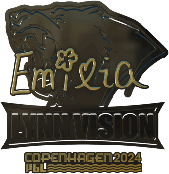 Sticker | EmiliaQAQ (złota) | Kopenhaga 2024