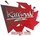 Sticker | karrigan | Cologne 2016 image
