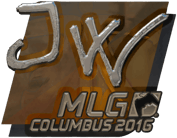 Sticker | JW (Foil) | MLG Columbus 2016 image