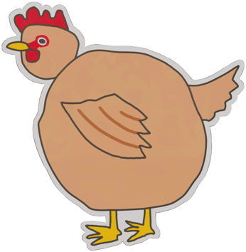 Sticker | Huonosti piirretty kana