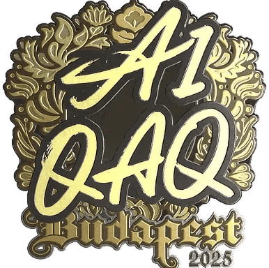 Autocolante | EmiliaQAQ (Gold) | Budapeste 2025