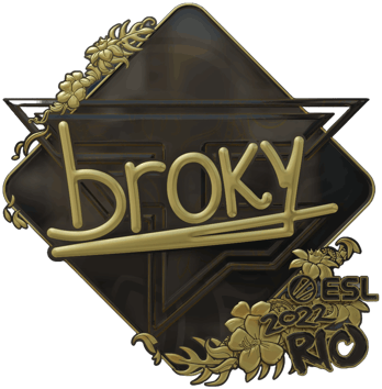 Sticker | broky(금박) | 리우데자네이루 2022