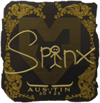 Sticker | Spinx (Gold) | Austin 2025