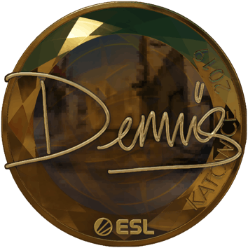 Sticker | dennis(금박) | 카토비체 2019