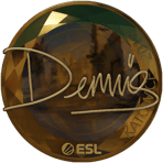 Sticker | dennis (Gold) | Katowice 2019