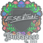 Sticker | esenthial (Embroidered) | Budapest 2025