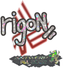 Sticker | rigoN (Glitter) | Antwerp 2022 image