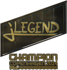 Sticker | jL (Gold, Champion) | Copenhagen 2024 Sticker | jL (Gold, Champion) | Copenhagen 2024 image
