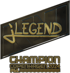 Sticker | jL (Gold, Champion) | Copenhagen 2024