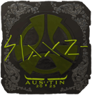 Sticker | slaxz- (Foil) | Austin 2025 image