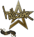Sticker | hallzerk (Gold) | Paris 2023
