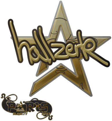 Sticker | hallzerk (ゴールド) | Paris 2023