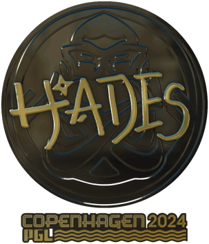 Sticker | hades（黃金）| Copenhagen 2024