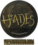 Sticker | hades (Gold) | Copenhagen 2024