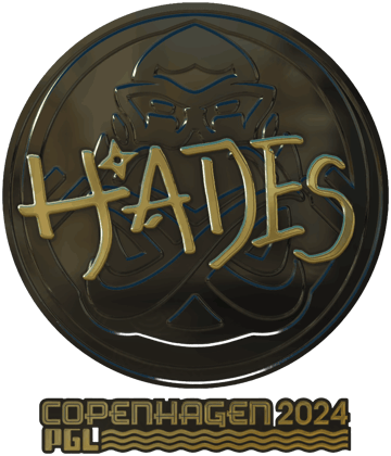Sticker | hades(黃金)| Copenhagen 2024