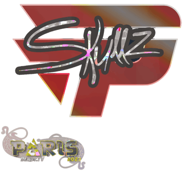 Sticker | skullz(반짝이) | 파리 2023