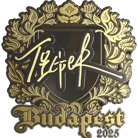 Sticker | Tiger (Gold) | Budapest 2025 image