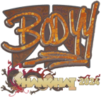 Sticker | bodyy (Holo) | Shanghai 2024 image