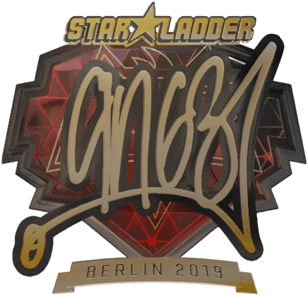 Sticker | ANGE1 (Altın) | Berlin 2019
