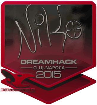 Sticker | NiKo (ฟอยล์) | Cluj-Napoca 2015