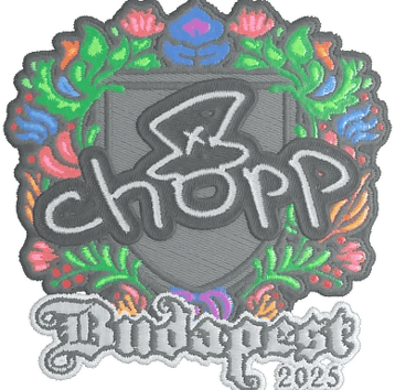 Çıkartma | chopper (Nakışlı) | Budapeşte 2025