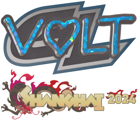 Sticker | volt (Glitter) | Xangai 2024