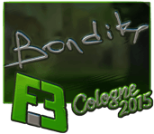 Sticker | bondik (Foil) | Cologne 2015