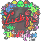 Sticker | Lucky (Holo) | Budapest 2025 image