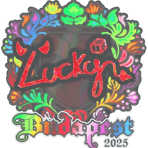 Sticker | Lucky (Holo) | Budapest 2025
