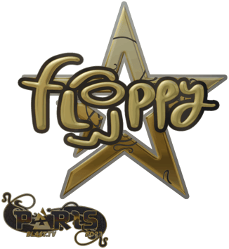 Sticker | floppy (or) | Paris 2023