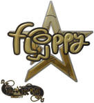 Sticker | floppy (Gold) | Paris 2023