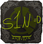Sticker | s1n (Foil) | Austin 2025